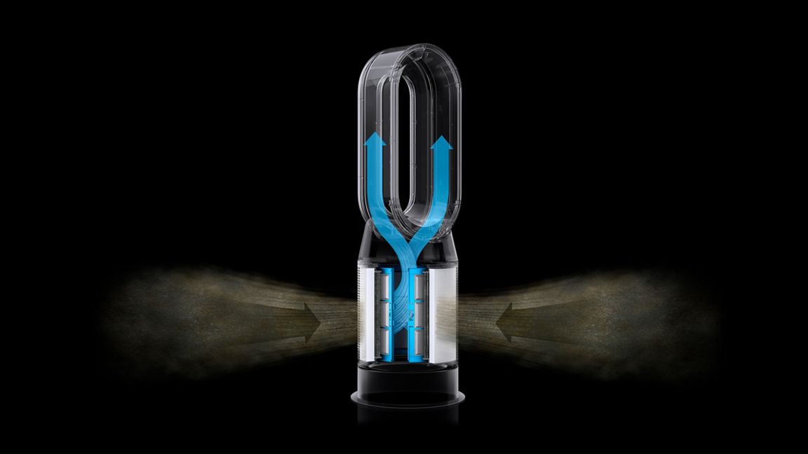 Chauffage purificateur Dyson Hot+Cool™ Formaldehyde HP09 (Blanc/Or)