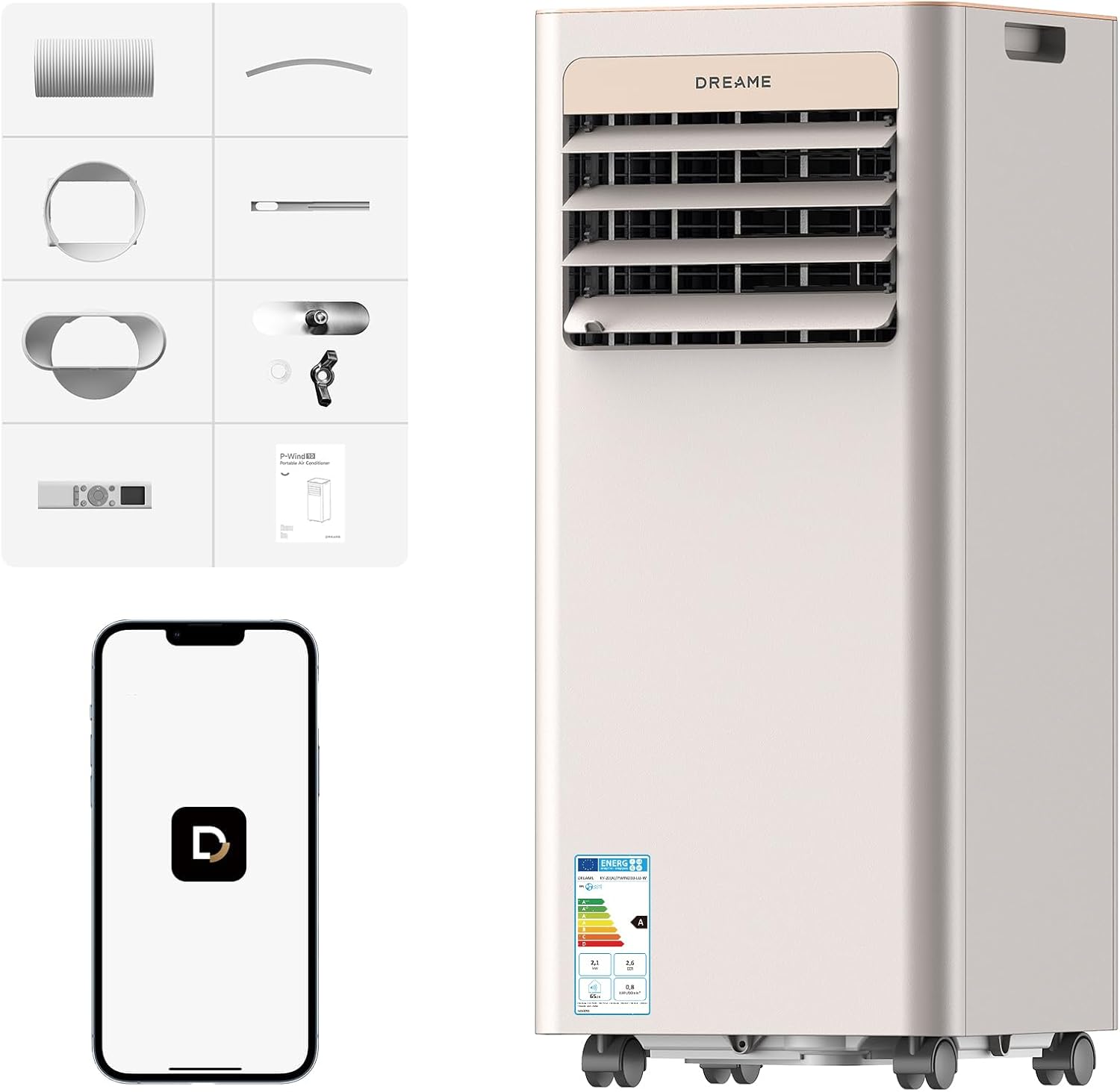 Climatiseur Mobile Connecté Dreame P-Wind10 – 9000 BTU