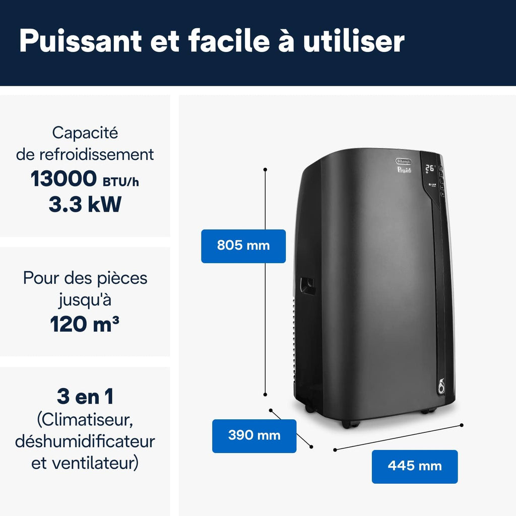 Climatiseur Mobile De'Longhi Pinguino PAC EX130 Silent