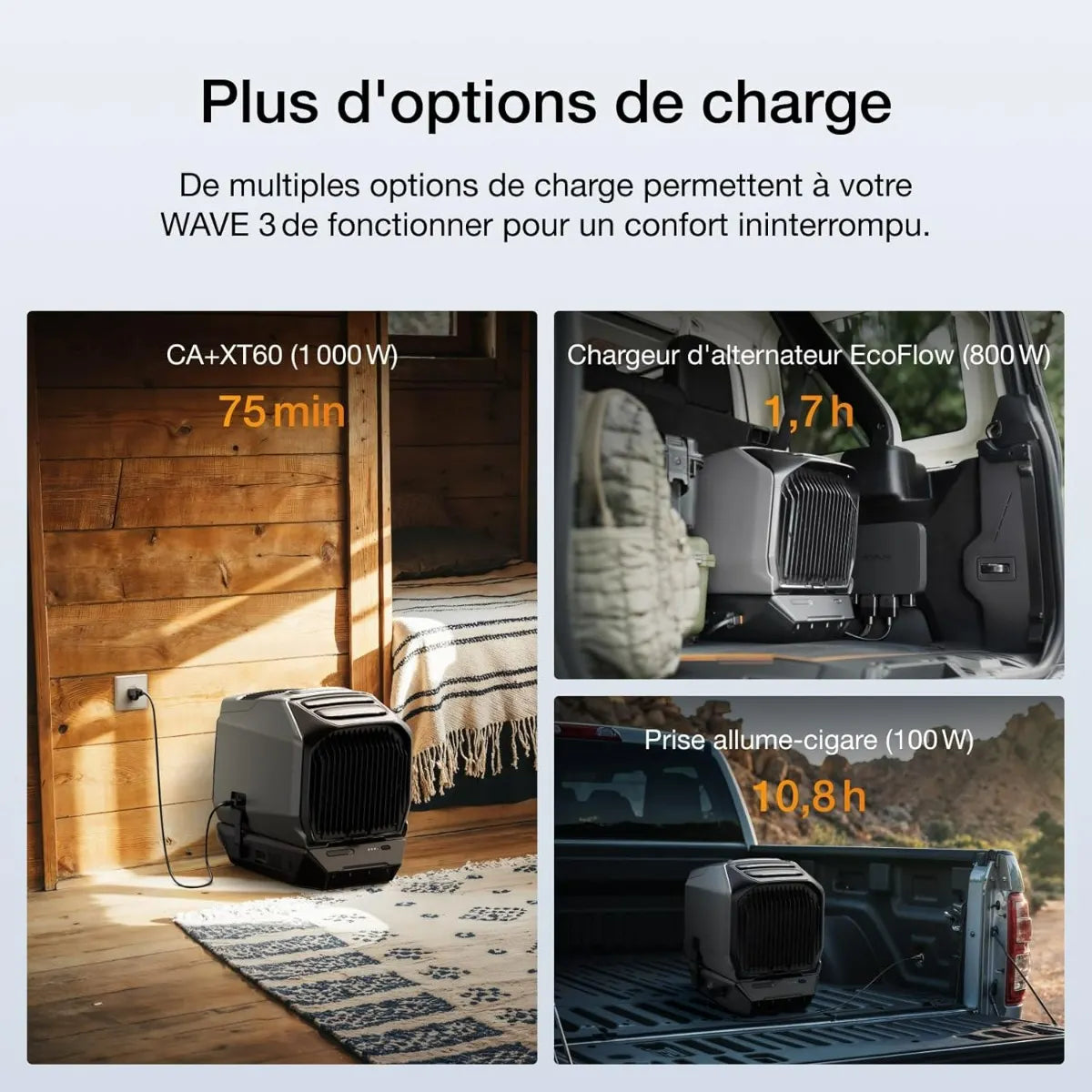 Climatiseur portable réversible wave 3 - Ecoflow