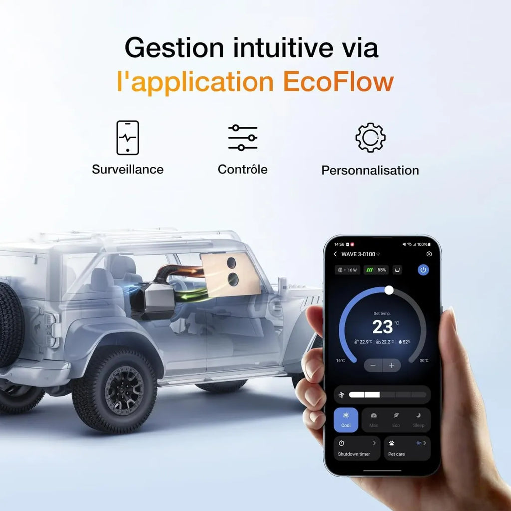Climatiseur portable réversible wave 3 - Ecoflow