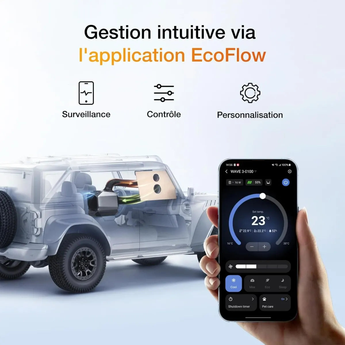Climatiseur portable réversible wave 3 - Ecoflow
