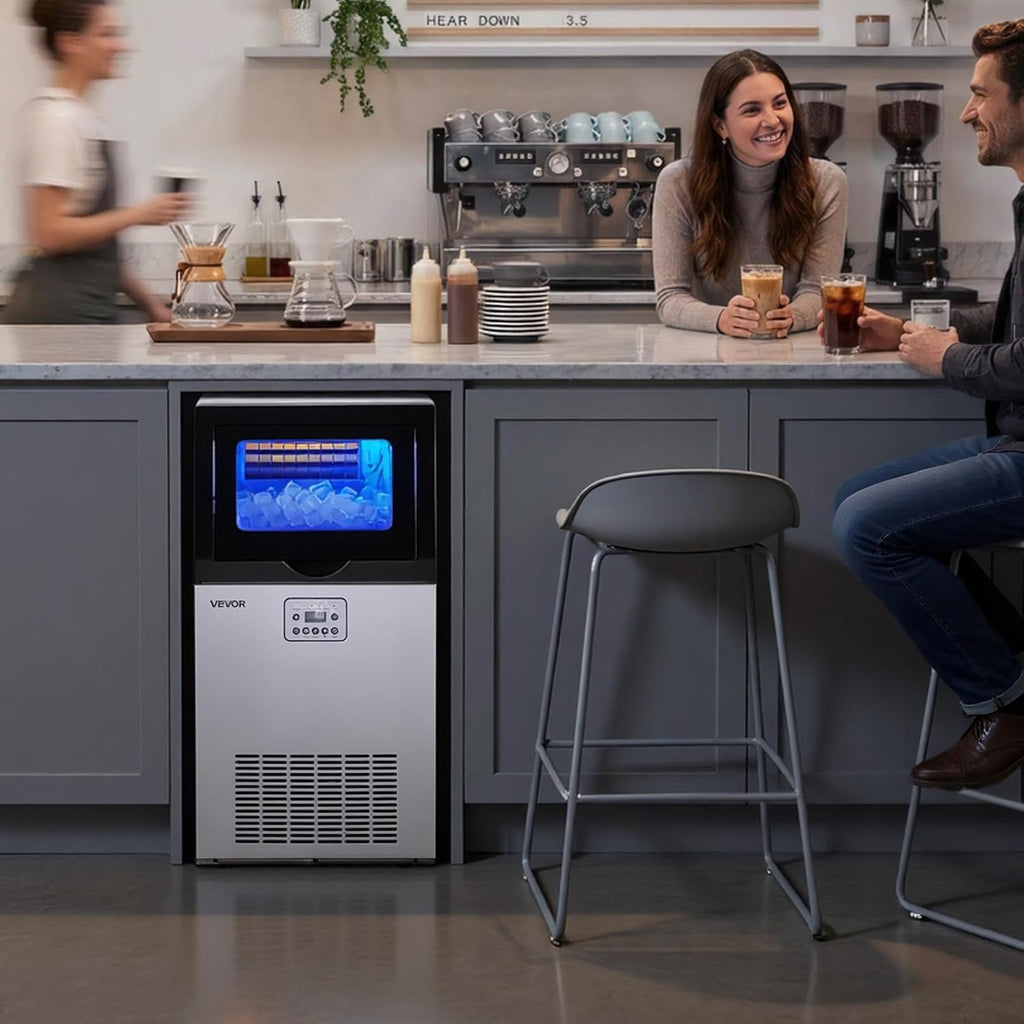 Machine à Glaçons Commerciale VEVOR - 54 kg / 24h