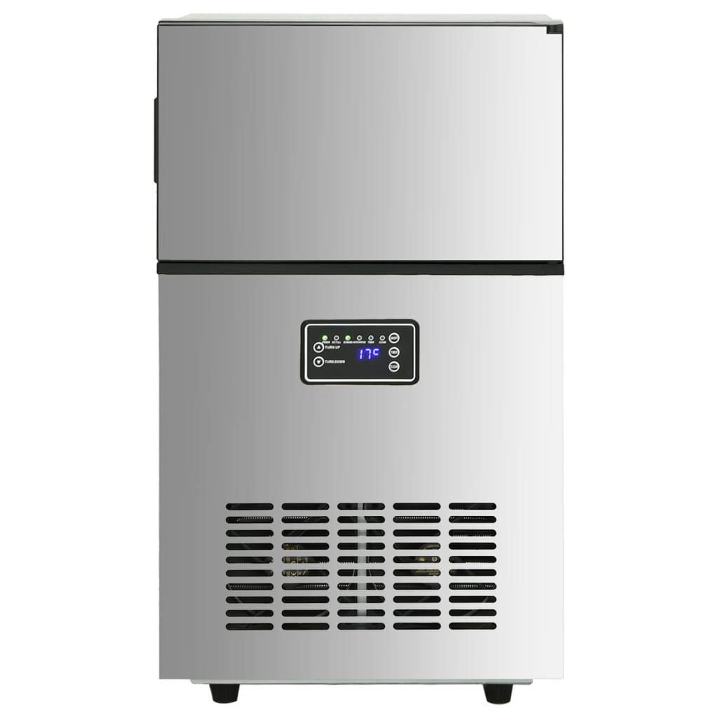vidaXL Appareil à glaçons argenté 45 kg / 24 h